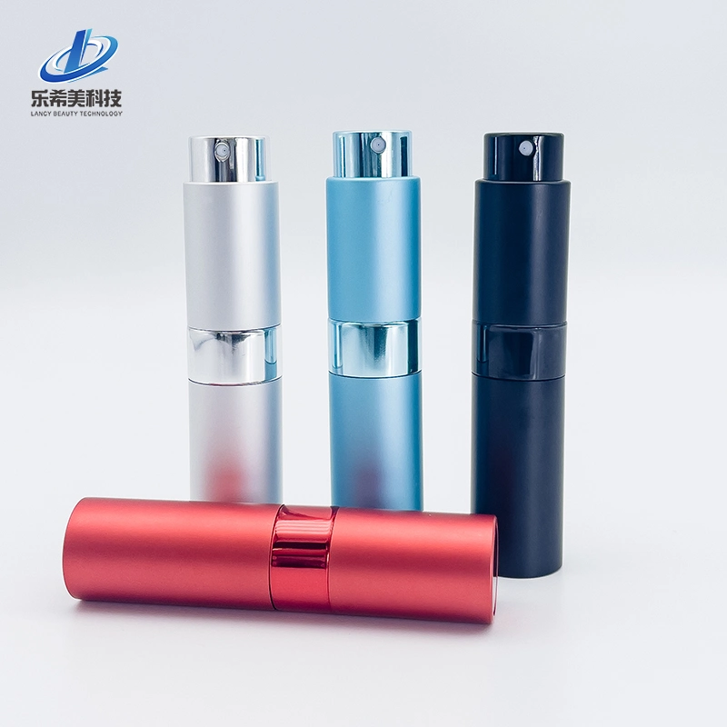 5ml/10ml Empty Plastic Atomizer Packaging Portable Sprayer Pocket Perfume Bottle Sprayer Cosmetic Packaging Flat Square