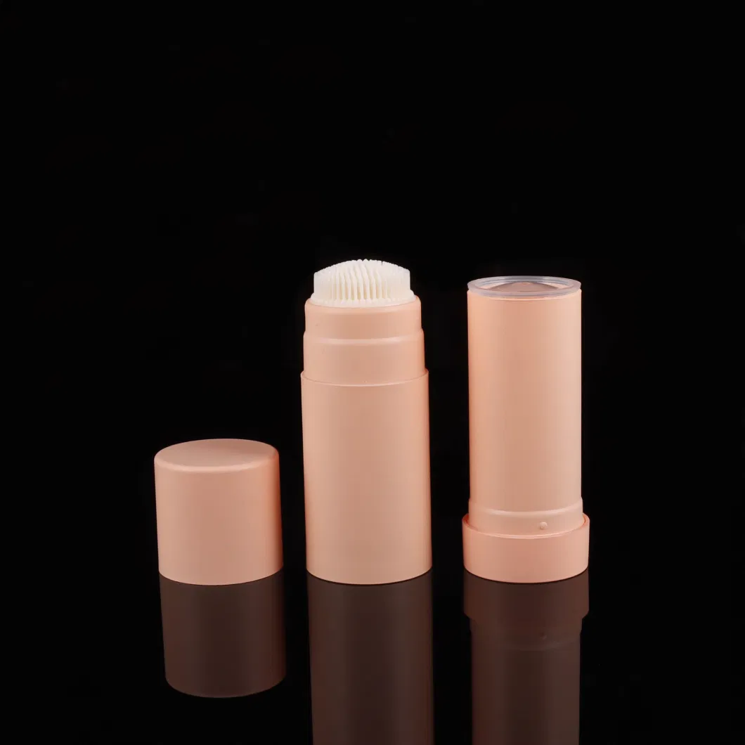 High Quality Cosmetic Packaging Roll on 20g Bottom Filled Deodorant Bottle Stick Twist up Empty Perfume Bottle Round Stick with Brush