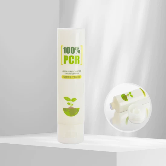 imballaggio in plastica amichevole riciclabile di Eco dei tubi molli cosmetici della crema per il viso di PCR di 100ml 150ml 200ml 250ml