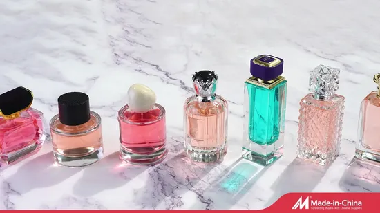 Bottiglia di profumo per imballaggio cosmetico in vetro personalizzato per la cura della pelle, contenitore vuoto, pompa da 20 ml 30 ml 50 ml 100 ml