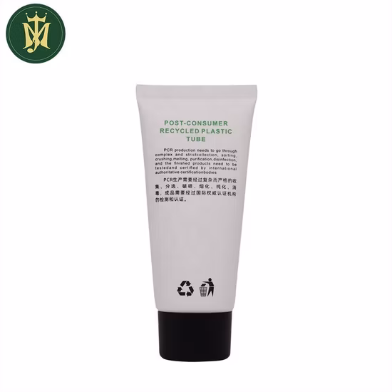 Imballaggio di tubi cosmetici PCR Imballaggio in plastica ecologica riciclabile